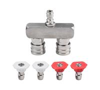 Maggiore efficienza di pulizia con la punta dell'idropulitrice a doppio ugello 2