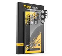 magglass Pellicola protettiva HD per Samsung Galaxy S24 in vetro ultra temperato con protezione per obiettivo della fotocamera (facile applicatore incluso)