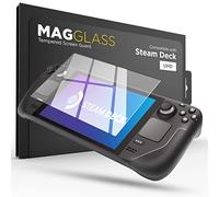 magglass Vetro temperato progettato per Steam Deck/Steam Deck OLED Screen Protector (7 pollici) Ultra HD Full Coverage Guard