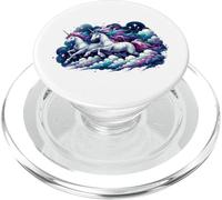 Magia del cielo Galopia Unicorni Cavalli Coppia Amore PopSockets PopGrip per MagSafe
