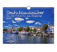 Magia della Germania dal Mar Baltico ai Monti Metalliferi DIN A4 Calendario 2024 Vacanze Viaggio Germania - Seelenzauber