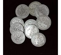 Magia delle monete e dell'argento/Coin&Money Magic 10 pezzi di moneta Palming (Morgan Dollar Version) Palming - 10 pz Palming Coins(Morgan Dollar Version) Palming angoli