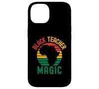 Magia Insegnante Nero | Black Educator | Black Professor Custodia per iPhone 14