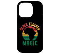 Magia Insegnante Nero | Black Educator | Black Professor Custodia per iPhone 14 Pro