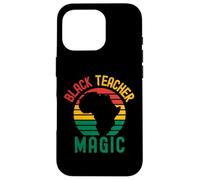 Magia Insegnante Nero | Black Educator | Black Professor Custodia per iPhone 16 Pro