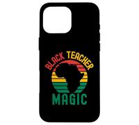 Magia Insegnante Nero | Black Educator | Black Professor Custodia per iPhone 16 Pro Max