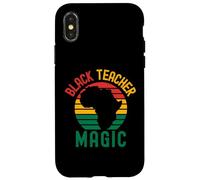 Magia Insegnante Nero | Black Educator | Black Professor Custodia per iPhone X/XS