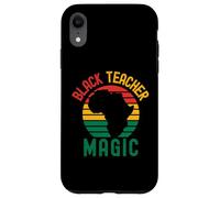 Magia Insegnante Nero | Black Educator | Black Professor Custodia per iPhone XR
