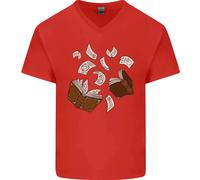 Magia Libro Incantesimo Maghi Magico T-Shirt Cotone A V