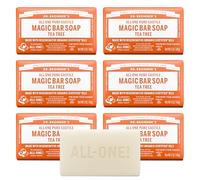 Magia Sapone Dr. Bronner Pure-sapone di Marsiglia, All-One Canapa Tea Tree, 5 once Bar (confezione da 6)