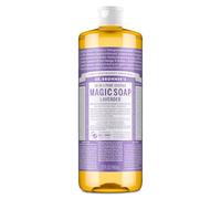 Dr. Bronner's - Sapone liquido Pure-Castile (lavanda, 32 once), viso, corpo, capelli, bucato, animali domestici e piatti, concentrato, vegano