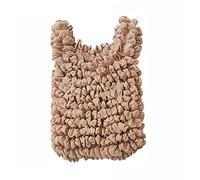Magia Stretch Bag Borsa Pieghettata, Portatile Pieghevole Palmare Pieghe Borse Riutilizzabili per Shopping Viaggio, Cammello