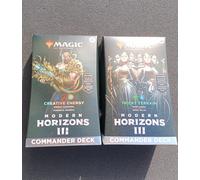 Magic 2 Commander Decks Creative Energy+Tricky Terrain Modern Horizon 3 English