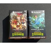 Magic 2 Mazzi Commander Lorehold Spirit + Quandrix Unlimited Strixhaven English