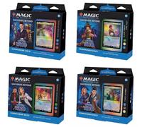 Magic 4 Decks Commander Doctor Who Sealed English ENG Set Complete