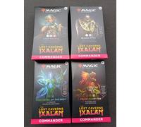 Magic 4 Mazzi Commander The Lost Caverns of Ixalan 2023 Inglese Sigillati Decks