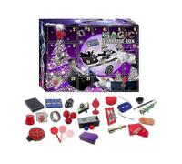 Magic Advent Calendar, 24 Days Countdown Advent Calendar Magic Surprise Box, 24 Magic Tricks Games Toy, Christmas Favor for Boys and Girls