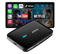 Magic AI Box Wireless CarPlay & Android Auto Adapter, Car Video Box Supporta per Netflix/YouTube/TikTok/TF Card, DriveChat AI Smart Box con Dual WiFi & Bluetooth loT, facile installazione per auto