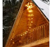 Magic Albero Stella Cometa Luminosa Natale 3 mt con 290 LED Bianco Caldo Lotti [EEK: Conforme]