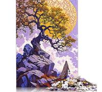 Magic Ancient Tree Puzzle Impossible 1000Pcs Decorazione Per La Casa. Rilassamento E Intelligence Per Adulti E Ragazzi Da 14 Anni 1000pcs (75x50cm)