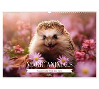 Magic Animals (Wandkalender 2027 DIN A3 quer), CALVENDO Monatskalender