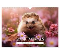 Magic Animals (Wandkalender 2027 DIN A4 quer), CALVENDO Monatskalender