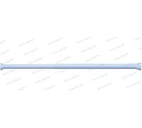 Magic Azzurra Barra Per Tenda Da Doccia 75-125cm. Alluminio Rifinito
