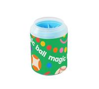 Magic Ball Game Football Basket Palla Stampa Verde Portatile Dog Cleaner Rondella e Massaggiatore Morbido Silicone Spazzola Animali Domestici Bagno Spazzola per Gatti Cani