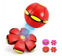 Magic Ball, Magic Meta Ball, Magic Bouncing Balls, Dual Form liberamente commutabile, la MagicBall con 6 luci, adatta per uso interno ed esterno (rosso)