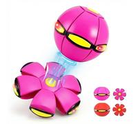 Magic Ball, Magic Meta Ball, Magic Bouncing Balls, Dual Form liberamente commutabile, la MagicBall con 6 luci, adatta per uso interno ed esterno (rosa)