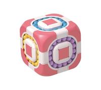 Magic Bean Cube-giocattolo puzzle rotante 2 in 1 per bambini | Cubo di decompressione educativa per ragazzi e ragazze, giocattolo agitato per il cervello per , sollievo dallo stress e divertiment