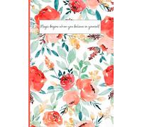 Magic Begins When You Believe In Yourself: Floral Lined Notebook for Manifestation, Goal Setting, and Self-Confidence - Inspirational Botanical Journal for Women & Teens - Motivational Gift for Her
