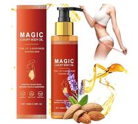 Magic Body Strafting Oil, 100 ml Glow Straff Magic, olio per il corpo, rassodante per la pelle, rassodante per il corpo, riduce le linee sottili per tutti i tipi di pelle