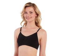 Magic Bodyfashion Comfort Bra Spaghetti Straps Reggiseno, Nero (Black), XL Donna