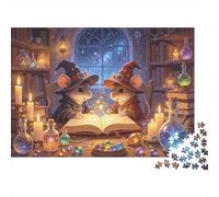 Magic Book 1000 Piece Jigsaw Puzzles Recycled Mage Mouse Puzzle per anziani Puzzle Accessori da gioco for Family And Friends Birthdays Ottimo regalo 38x26cm/1000pcs