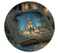 Magic Book Puzzle Giocattoli Sfida Regalo 1000 Pezzi Giochi Castle in The Book Puzzle Relax Decorazione Perfetta Sfide Divertenti Per Uomini E Donne 1000pcs (67.5x67.5cm)