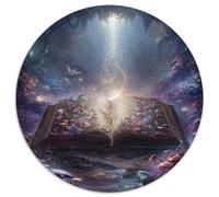 Magic Book Puzzles Giocattoli Sfida Regalo 1000 Pezzi Classici Enchanted Forest Tome Puzzle Decora La Casa Sfide Divertenti Per Adulti E Bambini Da 12 Anni 1000pcs (67.5x67.5cm)