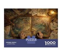 Magic Book Puzzles Giochi Educativo 1000 Elementi Classici The Golden Leaf World Tree Puzzle Decorazione Perfetta Giochi-rompicapo Per Adulti E Bambini 70x50cm/1000pcs
