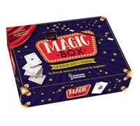 Magic box, la boite 100% magie: Avec 1 livre, 1 foulard, 3 gobelets, 4 petites boules, 4 cartes truquées, 1 faux pouce, 1 jeu de cartes et 1 baguette magique