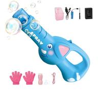 Magic Bubble Maker - Macchina per bolle con e musica, set di automatica ricaricabile, portatile per feste per bambini, spiaggia, estate, giochi all'aperto, festa di compleanno