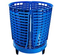 MAGIC BUCKET Scrub Wall 360 Grad (4-pezzi) in Blu con Dirt Lock Blu Made by The Detail Guardz - Accessorio per il lavaggio dell'auto
