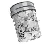 Magic Bucket | Secchio per il lavaggio a mano dell'auto Grigio mimetico | 5 galloni circa 20 litri | compatibile con Grit Guard, Detail Guardz Dirt Lock, Chemical Guys Dirt Trap, Gamma Lids Lid.