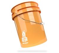 Magic Bucket | Secchio per lavaggio a mano auto arancione | 5 galloni americani circa 20 litri | compatibile con Grit Guard, Dettaglio Guardz Dirt Lock, Chemical Guys Dirt Trap, Gamma Lids