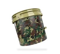 Magic Bucket | Secchio per lavaggio a mano auto mimetico verde | 3,5 galloni US ca. 13 litri | compatibile con Grit Guard, Dettaglio Guardz Dirt Lock, Chemical Guys Dirt Trap, Gamma Lids