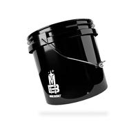 Magic Bucket | Secchio per lavaggio a mano auto nero | 3,5 GALLONI US ca. 13 litri | compatibile con Grit Guard, Dettaglio Guardz Dirt Lock, Chemical Guys Dirt Trap, Gamma Lids