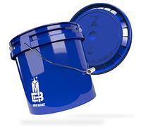 MAGIC BUCKET | Set di secchio per lavaggio auto, lavabile a mano blu con secchio abbinato | 3,5 sfere US circa 13 litri | compatibile con Grit Guard, Detail Guardz Dirt Lock, Chemical Guys Dirt Trap