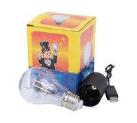 Magic Bulb - Anti-Fall Transparent Magnetic Control Interactive Lamp, Close Up Comedy Prop | For Party Family Gathering Stage Performance Club Activities Magician Gimmick Illusion Trick Glow