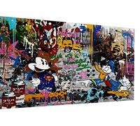 Magic Canvas Art B8351 B8351 - Stampa artistica su tela, motivo: Topolino Donald Duck Pop Art