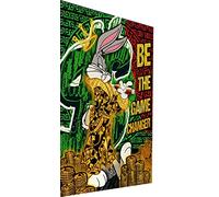 Magic Canvas Art Bugs B8458 - Stampa artistica da parete, 1 pezzo, motivo: Bunny Changer Pop Art, materiale: poster senza cornice, dimensioni: 60 x 40 cm