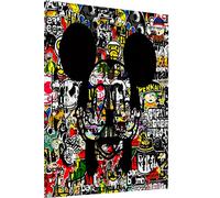Magic Canvas Art Pop Art B8105 - Stampa artistica da parete, motivo Topolino Funny, 1 pezzo, 40 x 30 cm
